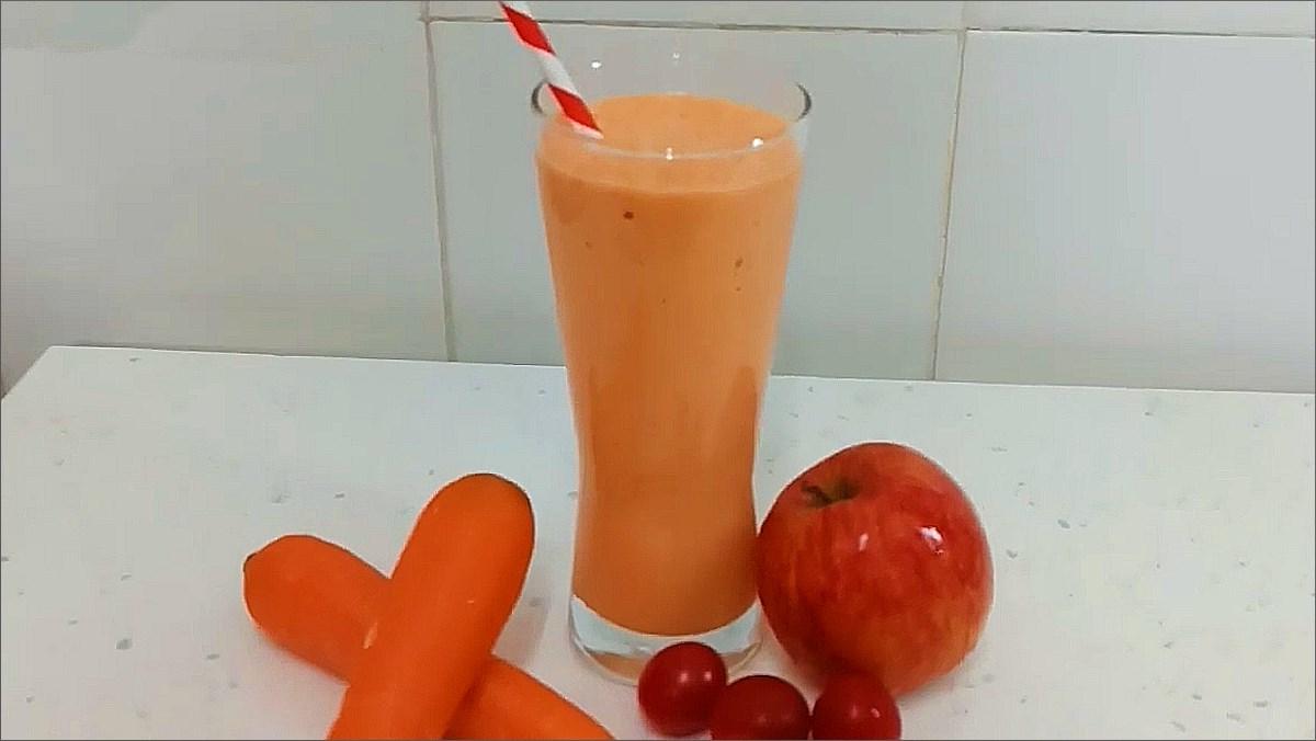 3 Cách làm sinh tố cà chua cà rốt giảm cân đẹp dáng thanh mát cho chị em
